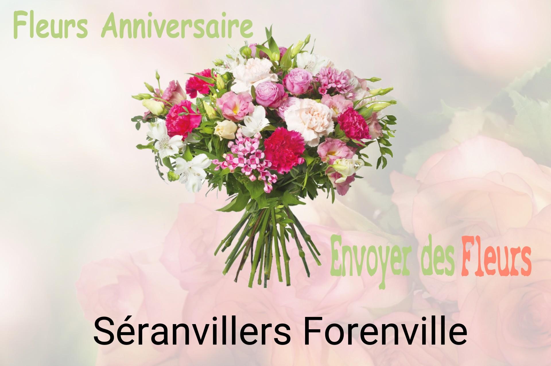 Bouquet de fleurs d’anniversaire livré à Séranvillers-Forenville