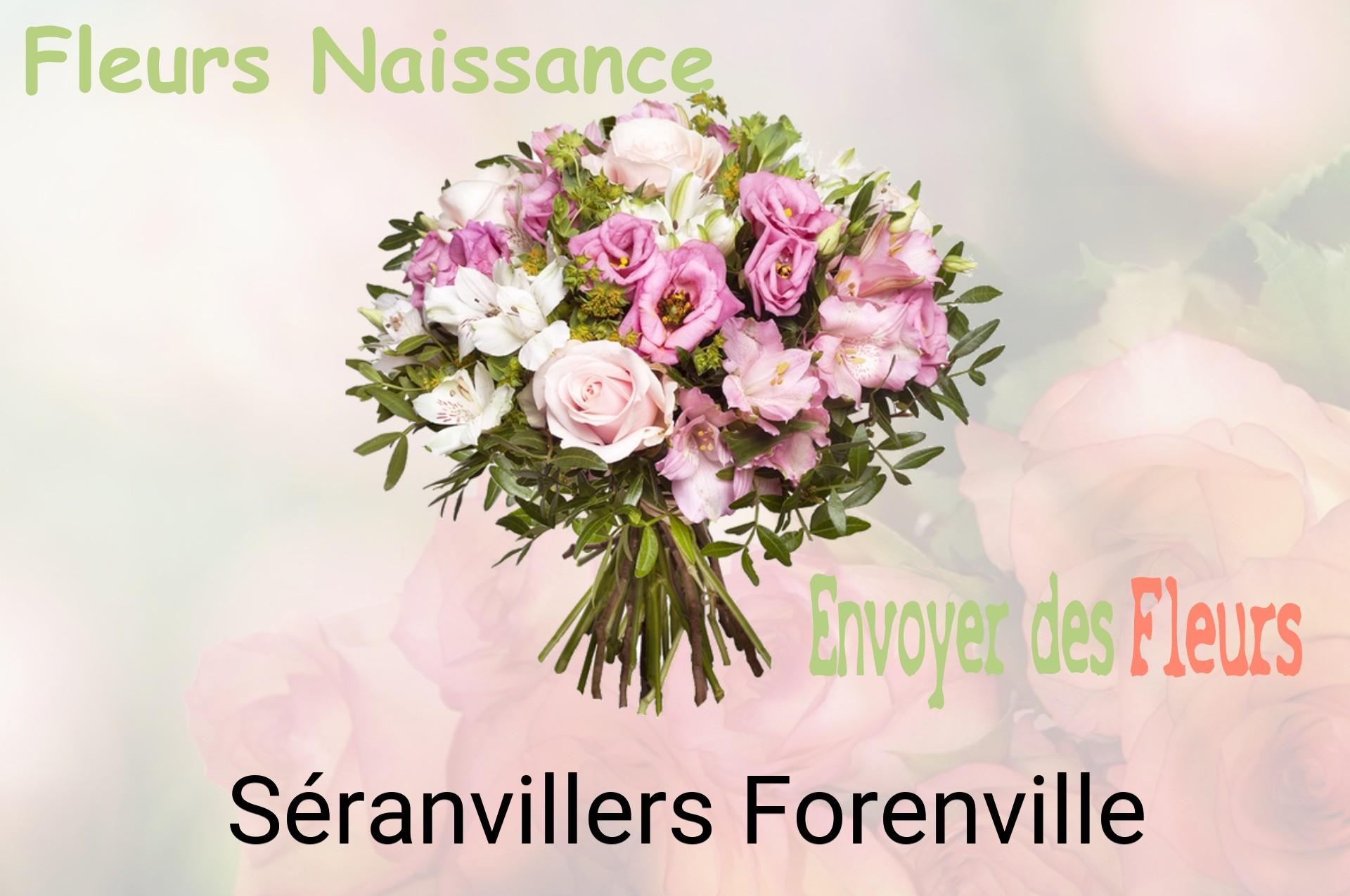 Bouquet de fleurs de naissance livré à Séranvillers-Forenville