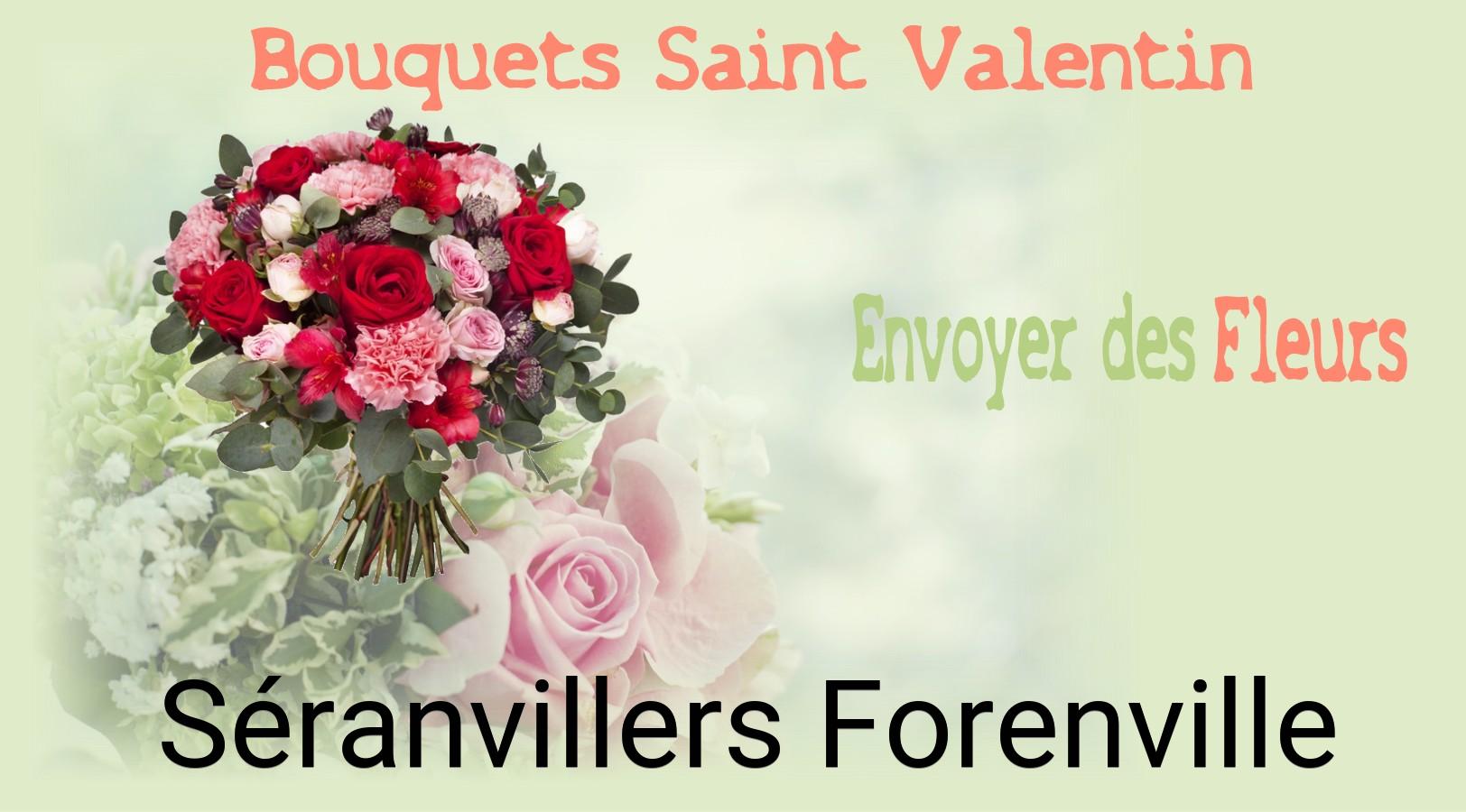 Roses de Saint-Valentin livrées à Séranvillers-Forenville